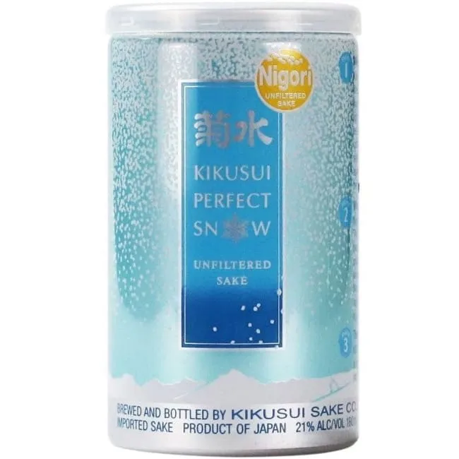 180ml can - Kikusui Perfect Snow Nigori Genshu Doburoku Taylors Wines