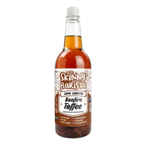 Bonfire Toffee Syrup - Zero Calorie Sugar Free Skinny Coffee - 1 Litre