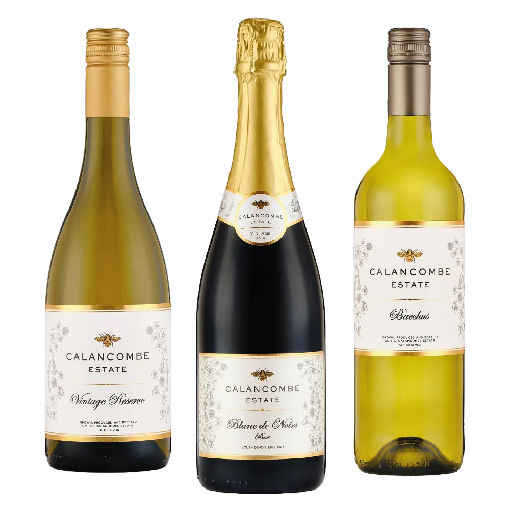 Calancombe Estate English Wine Mixed Pack 3 x 75cl