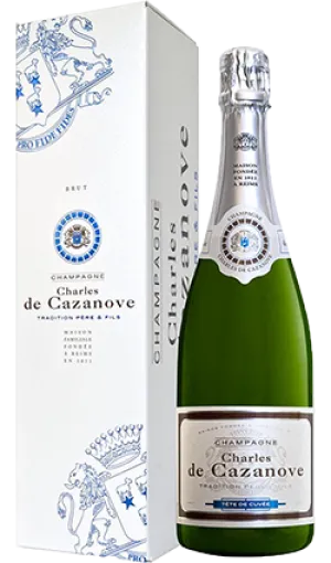 Charles de Cazavone Brut with Giftbox 750ml