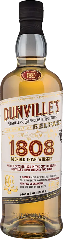 Dunvilles 1808 Irish Whiskey 70cl