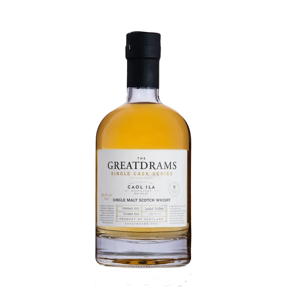 GreatDrams Caol Ila 9 Year Old Single Cask Single Malt 70cl