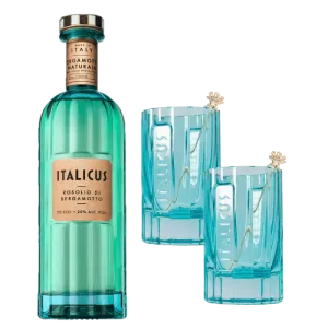 Italicus Rosolio di Bergamotto Glassware Pack 70cl