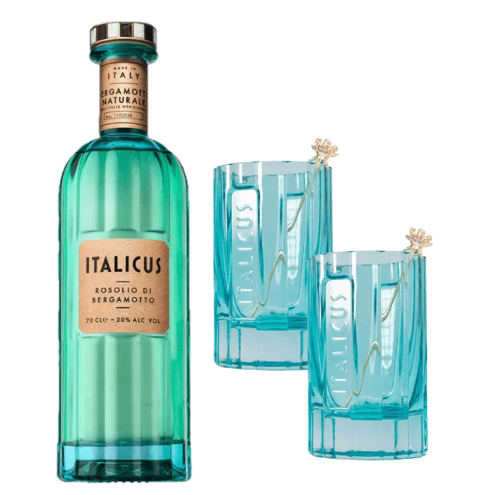 Italicus Rosolio di Bergamotto Glassware Pack 70cl