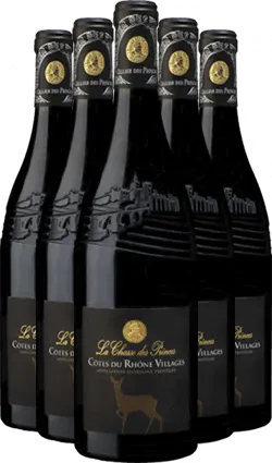 La Chasse des Princes Cotes du Rhone Villages SIX PACK 2021 750ml