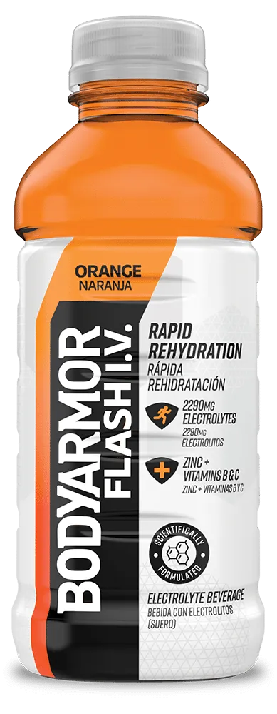 NA Drinks BodyArmor Flash I.V Orange 412340 Point Wine Spirits