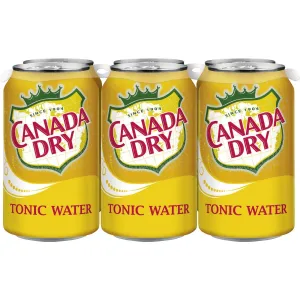 NA Drinks Canada Dry 6pk Tonic water Can 7.5oz Point Wine Spirits