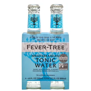 N/A Drinks Fever Tree 4pk Tonic Mediterranean Point Wine Spirits