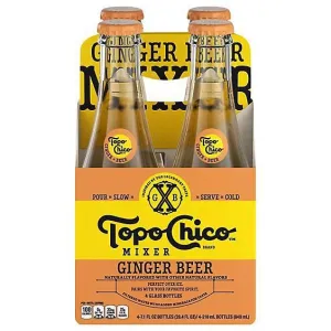 N/A Drinks TopoChico 4pk Ginger Beer 412453 Point Wine Spirits