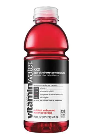 NA Drinks Vitamin Water XXX Acai Blueberry Point Wine Spirits