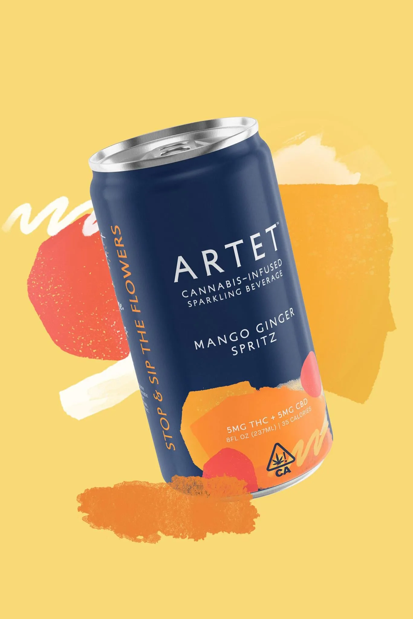 NA THC Cocktail Artet 4pk Mango Ginger Spritz Point Wine Spirits