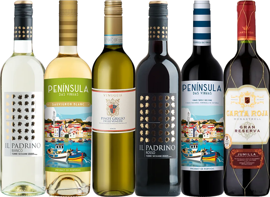 Our Top Cellars 6 Bottle Case