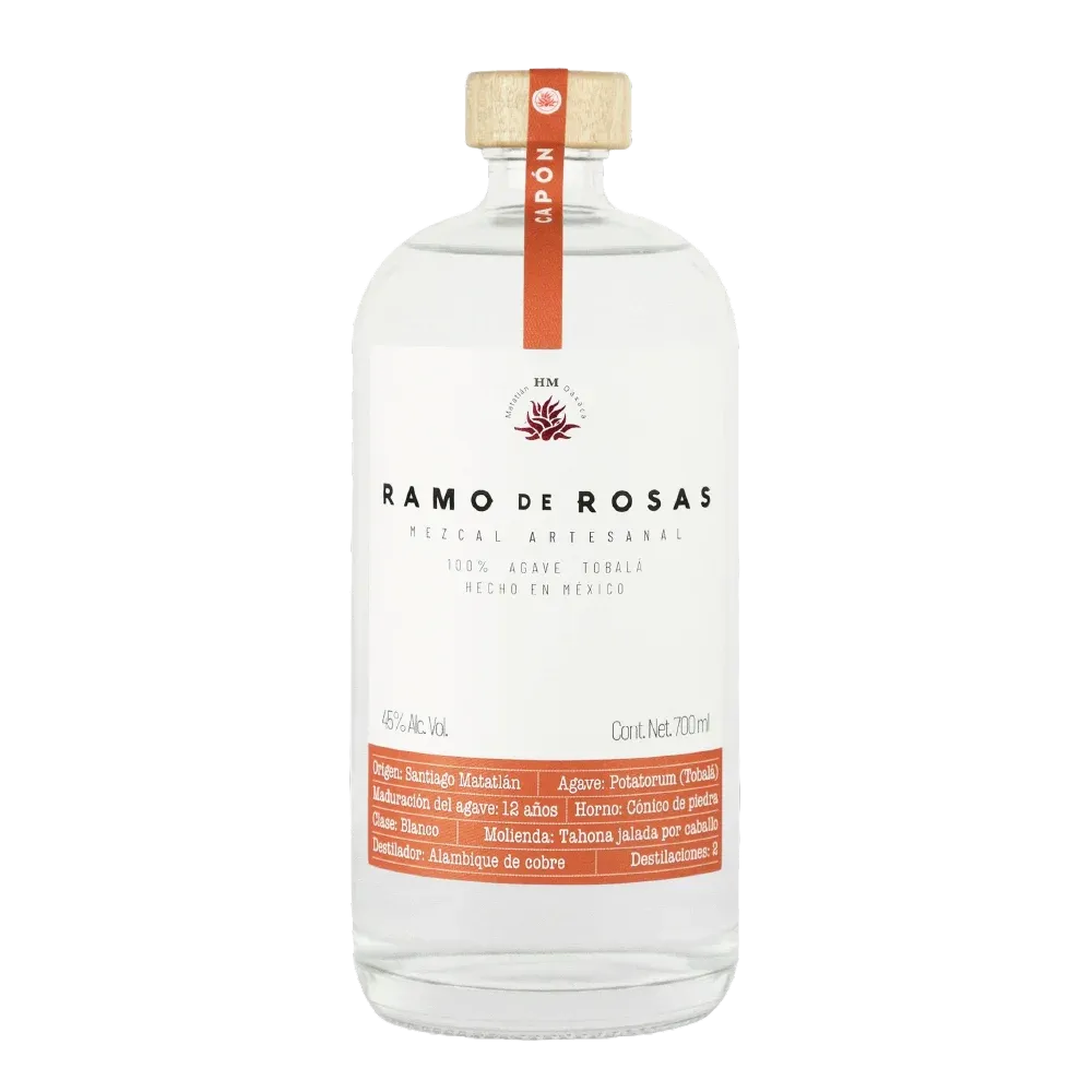 Ramo de Rosas Tobalá Capón Mezcal 70cl