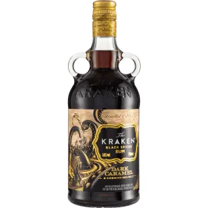 The Kraken Black Spiced Rum - Limited Edition Dark Caramel & Cornish Sea Salt