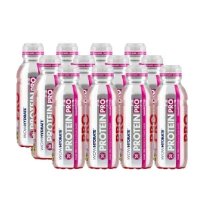 Wow Hydrate Protein PRO Summer fruit PETa - 12 x 500ml (20g protein)